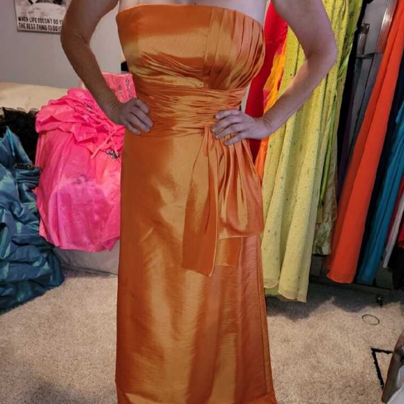 Bellas Formals By Venus Dresses | Bridesmaid Dress | Color: Orange | Size: 8 | Mannanita007's Closet